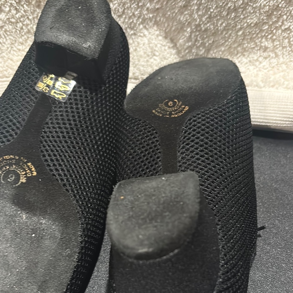 Black Mesh Practice Dance Shoes - Picture 4 of 7